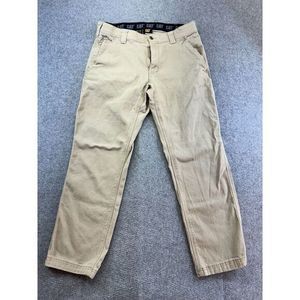 CAT Utility Pants Mens Mens 34x28 Tan Flex‎ Waistband Caterpillar  Work Outdoor